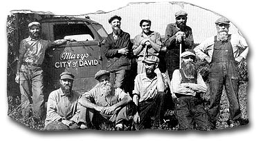 Mary's City of David harvest crew, Rocky farm, September,1940.
