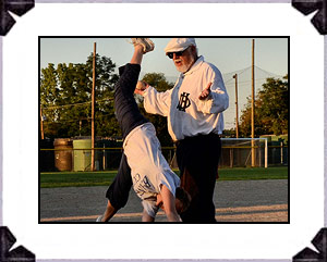 April (Pritchett) is the daughter of our original hurler, 'Everyone Loves Raymond' and helps out with running the concession stand all summer. Our sales this last summer were strangely much more than in previous years ??? Same ole pop corn, sarsa prilla, chips and candies..... 