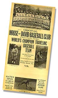 Francis Thorpe's original House of David Baseball Club