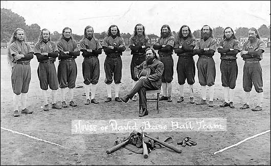 1916 All-Star team, Francis Thorpe, manager, seated.  Jesse Lee Doc Tally, first on the right, played from 1914 to the year of his death, 1950.