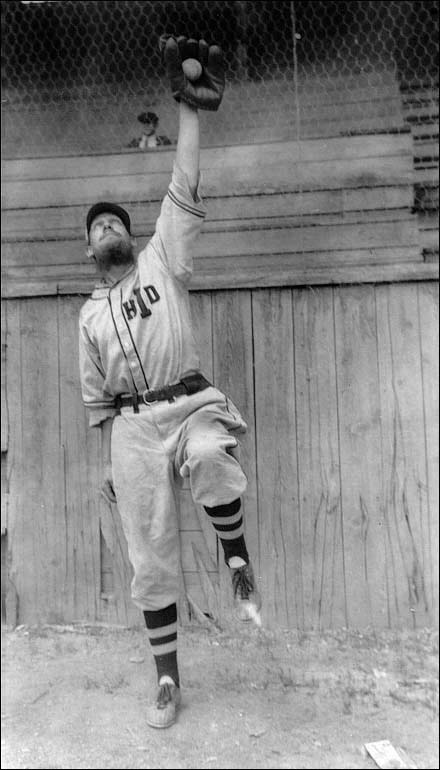 George Anderson, 1936. Played against Satchel Paige for almost 25 years; his House of David basketball team toured Europe in the early 1950s playing exhibition games against the Harlem Globetrotters.