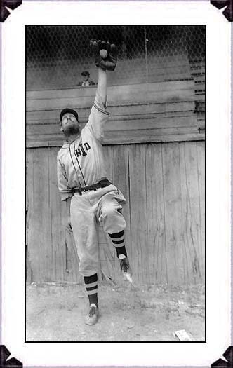 George Anderson, 1936. Played against Satchel Paige for almost 25 years; his House of David basketball team toured Europe in the early 1950s playing exhibition games against the Harlem Globetrotters.