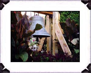1891 Cast Bronze Bell in Shiloh Gardens, Mary�s City Of David