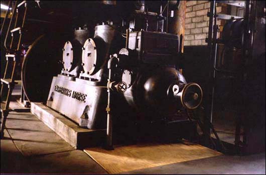 Mary's City Of David Power House: Fairbanks Morse, 2 Cylinder, Diesel Power generator for the Community's Electricity.