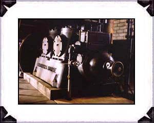 Mary's City Of David Power House: Fairbanks Morse, 2 Cylinder, Diesel Power generator for the Community's Electricity.