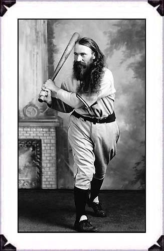 Jesse Lee Doc Tally, played ball from 1914-1950; creator of the famous House of David Pepper Game; left-hand slugger, and ace right-hand knuckle ball pitcher. George Anderson said he was the best all around ball player on the club.