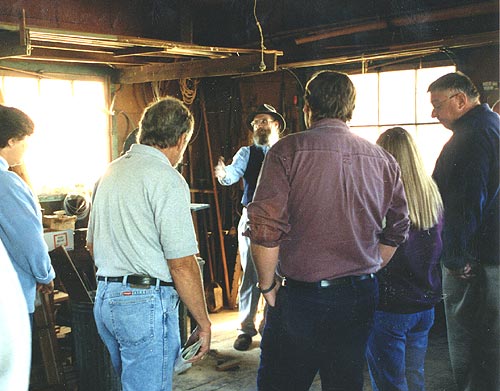 Walking Tour: Inside the Carpenter Shop.