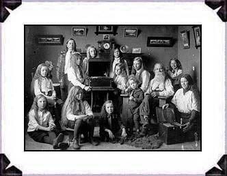 Israelite school boys at the ARK building, House of David