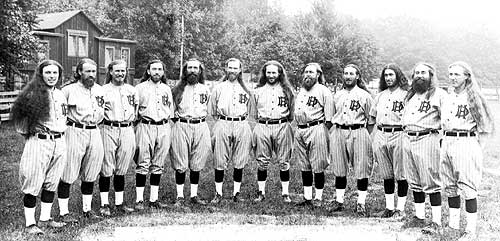 1927 House of David traveling `all-stars` team.